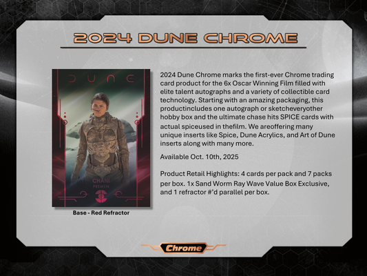 2024 Topps Dune Chrome Hobby Box *** 10/10 RELEASE