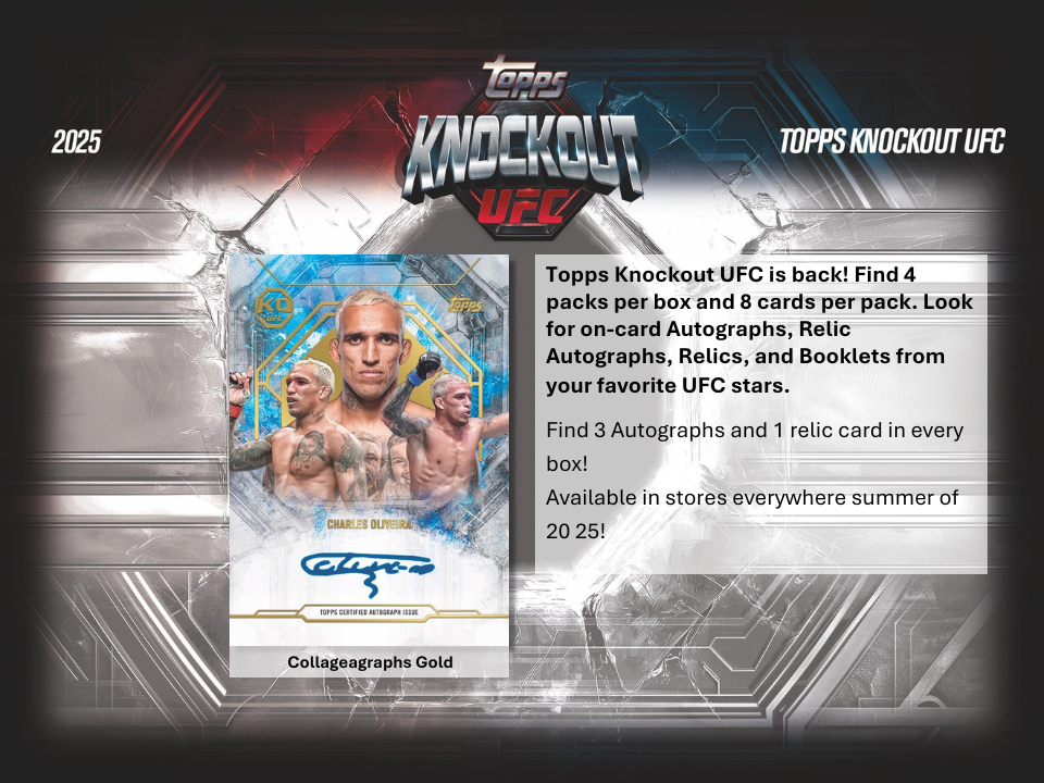 2025 Topps Knockout UFC Hobby Box PRESALE *** 10/10 RELEASE