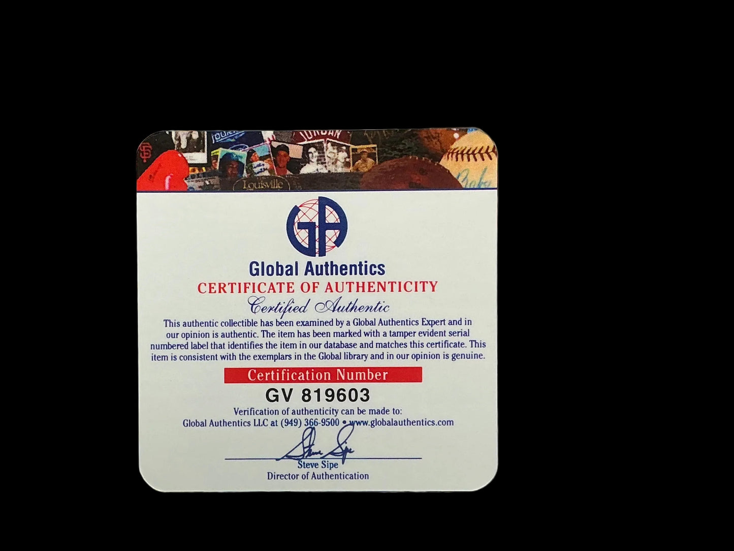 Pete Rose signed Autograph Baseball “Hit King” GAI Cincinnati Reds