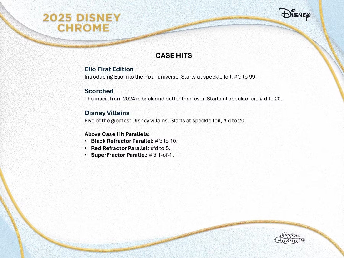 2025 Topps Chrome Disney Mega Box PRESALE 9/24/2025 RELEASE