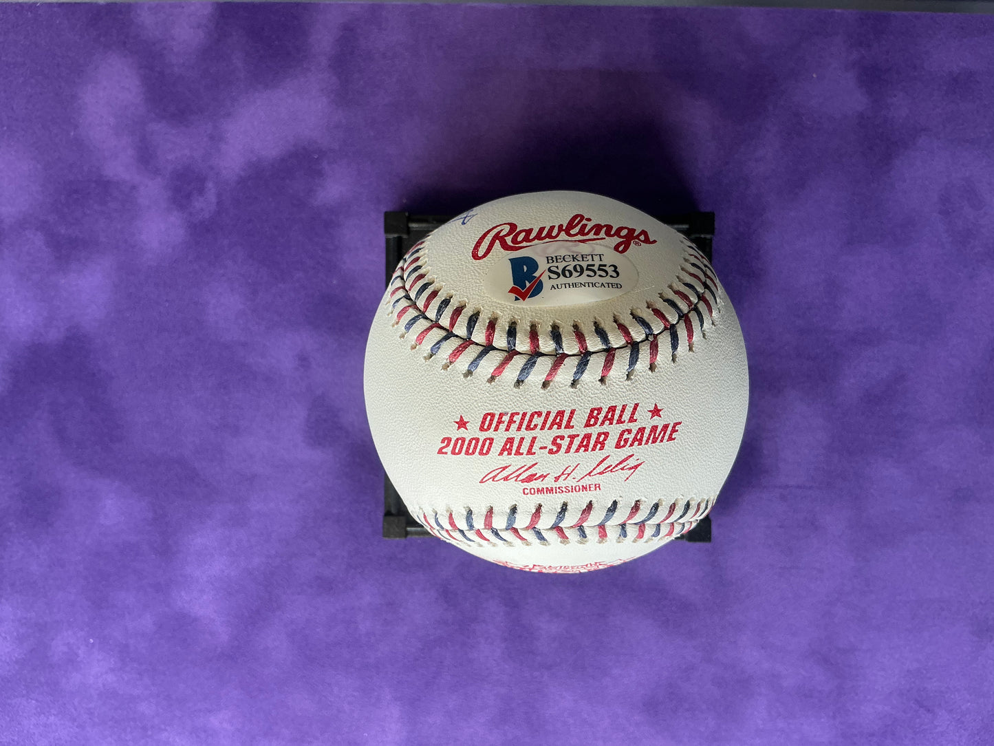 Sammy Sosa (HR Derby Champ) Autographed Baseball Beckett Chicago Cubs