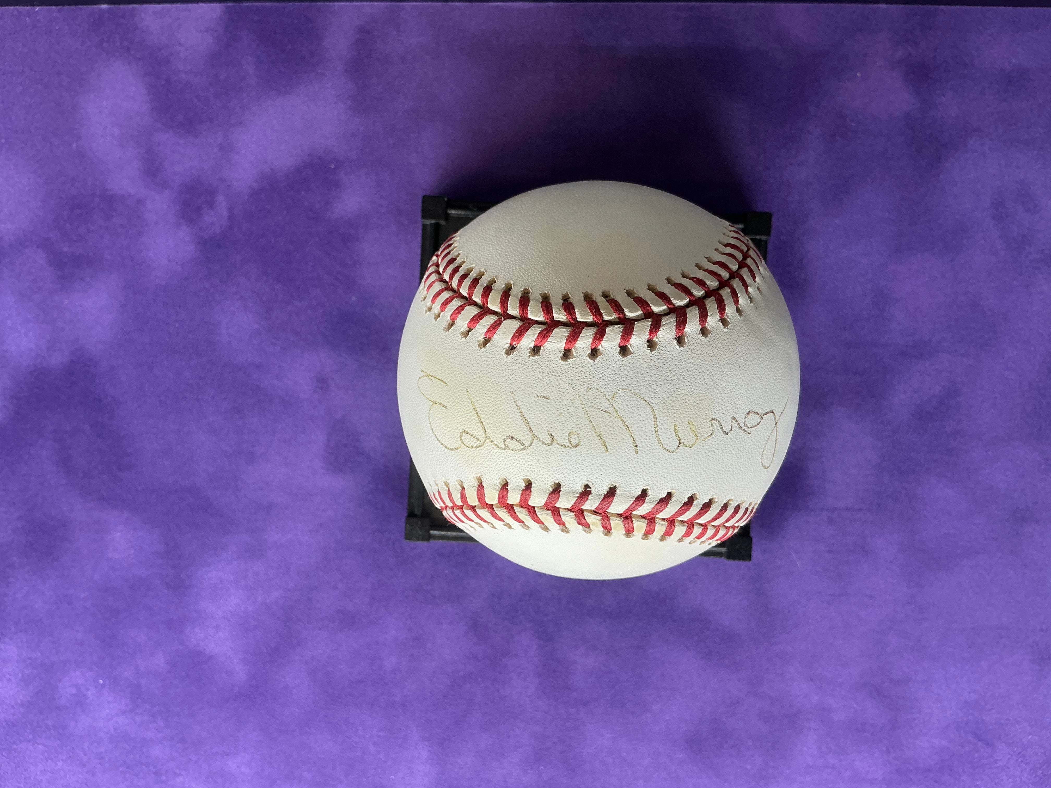 Eddie Murray Autographed Baseball JSA Baltimore Orioles