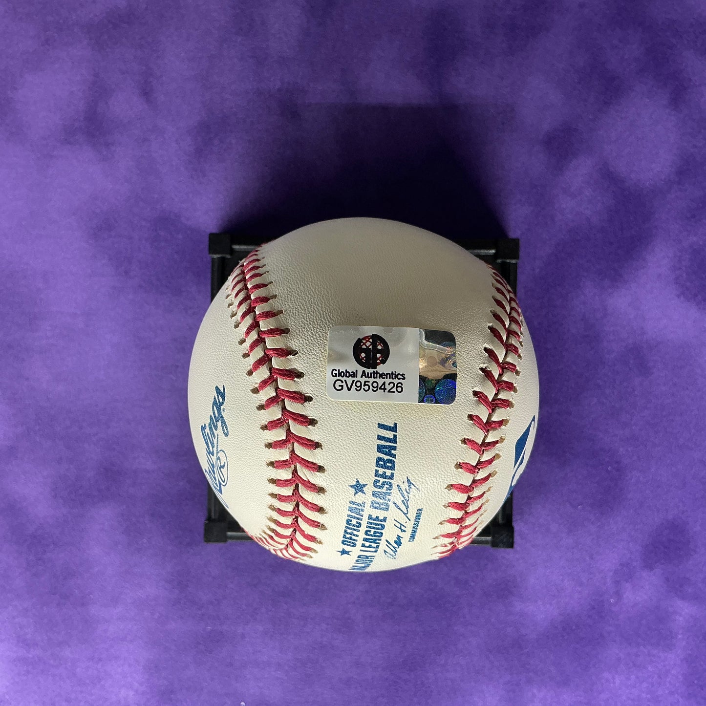 Steve Yeager signed Basball authenicated by GAI Los Angeles Dodgers