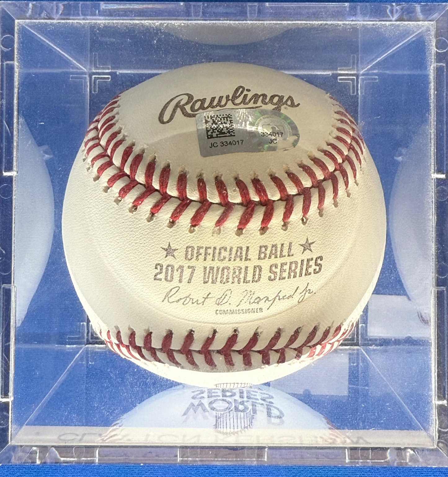 Clayton Kershaw Autographed 2017 World Series Baseball MLB Authenticated