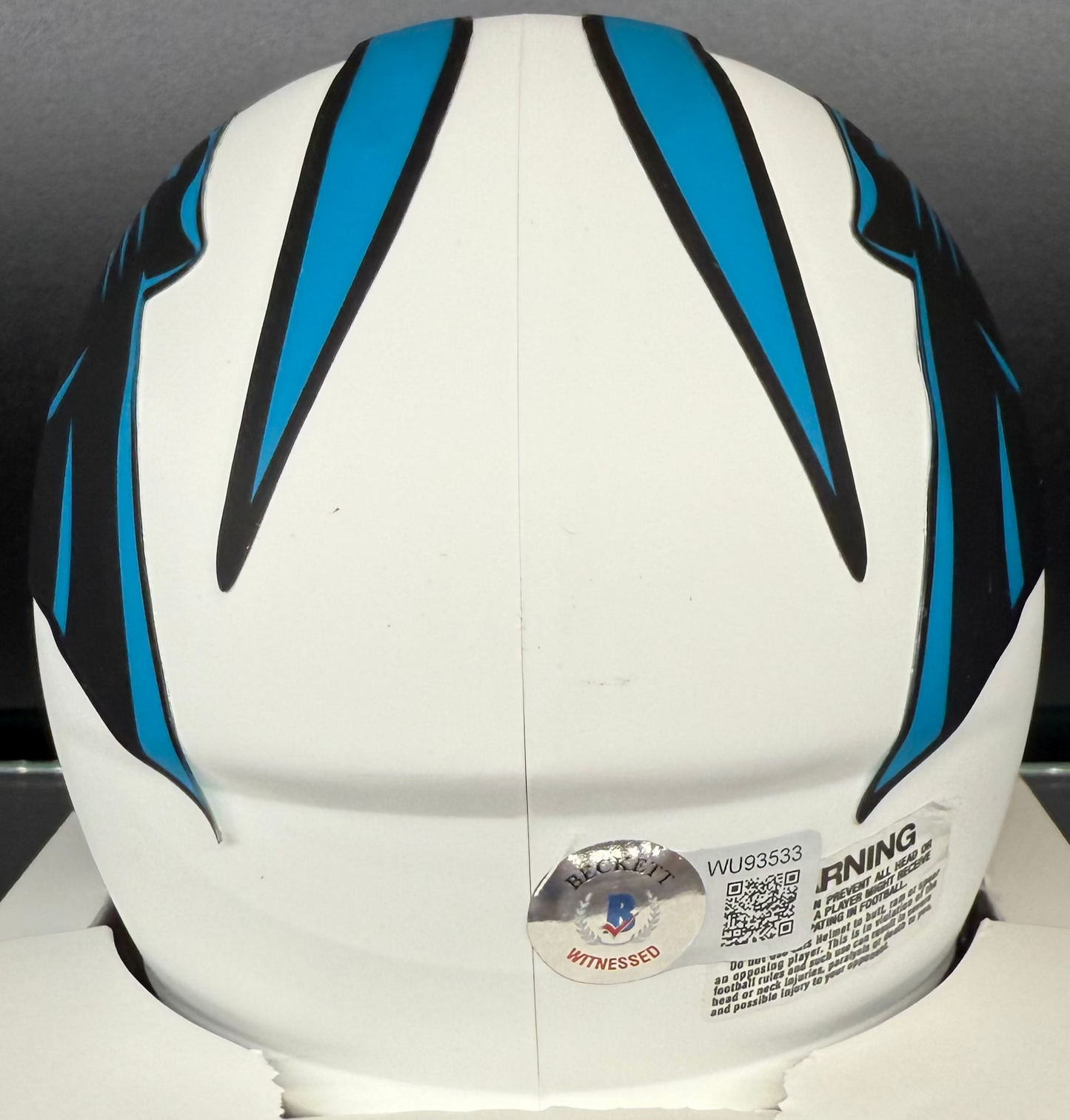 D.J. Moore Autographed Carolina Panthers Mini Helmet Beckett Authenticated