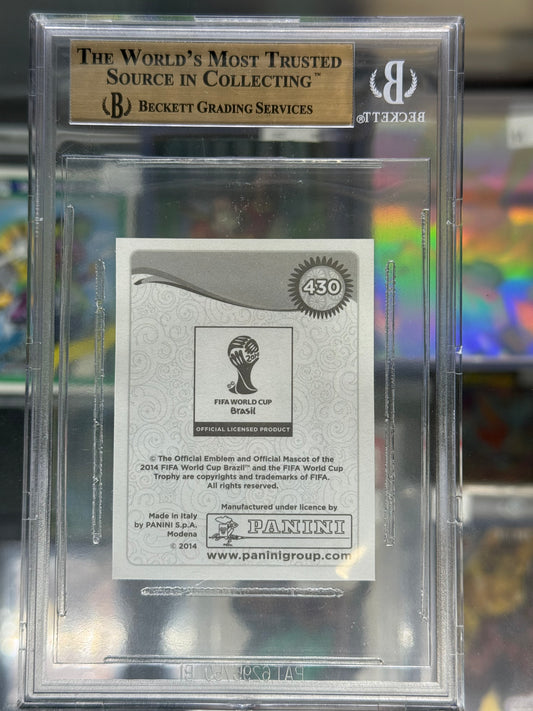 2014 Panini World Cup Stickers Lionel Messi BGS 10 PRISTINE