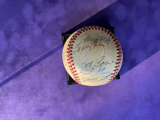 1982 California Angels Team Signed Baseball Authenicated by GAI