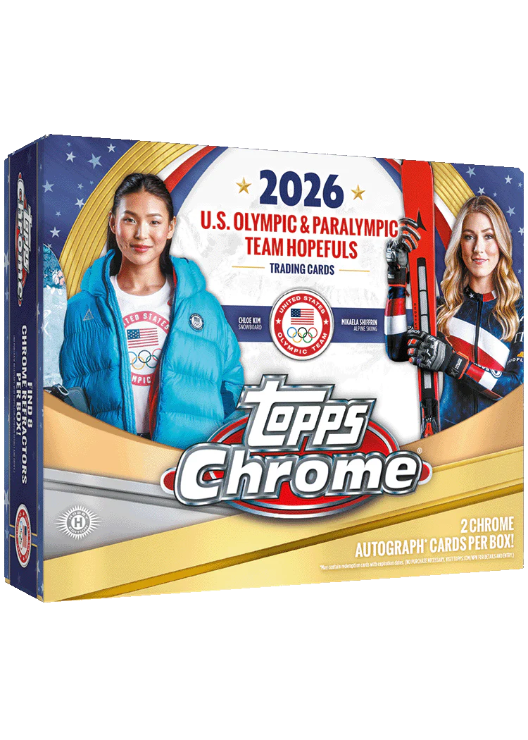 2026 Topps Chrome Olympic & Paralympic Team Hopefuls Hobby Box