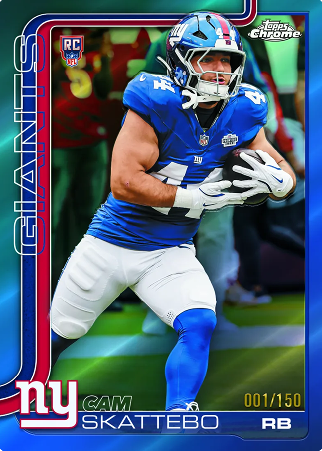 2025 Topps Chrome Football Hobby Box