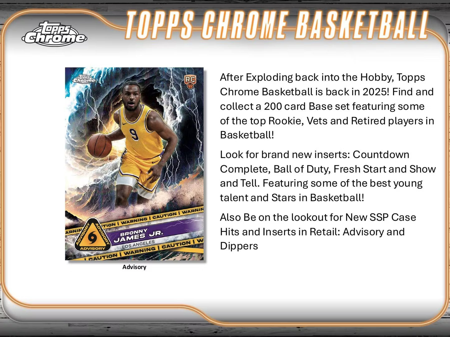 2024-25 Topps Chrome Basketball Blaster Boxes