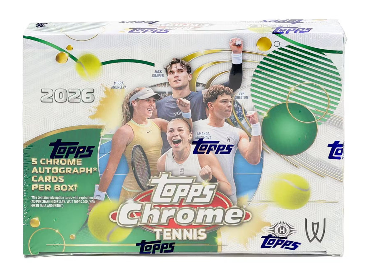 2026 Topps Chrome Tennis Breakers Delight Box