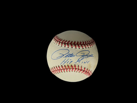 Pete Rose signed Autograph Baseball “Hit King” GAI Cincinnati Reds