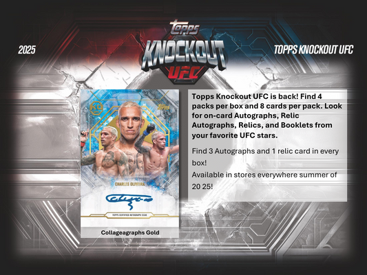 2025 Topps Knockout UFC Hobby Box PRESALE *** 10/10 RELEASE