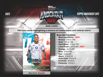 2025 Topps Knockout UFC Hobby Box PRESALE *** 10/10 RELEASE