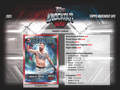 2025 Topps Knockout UFC Hobby Box PRESALE *** 10/10 RELEASE