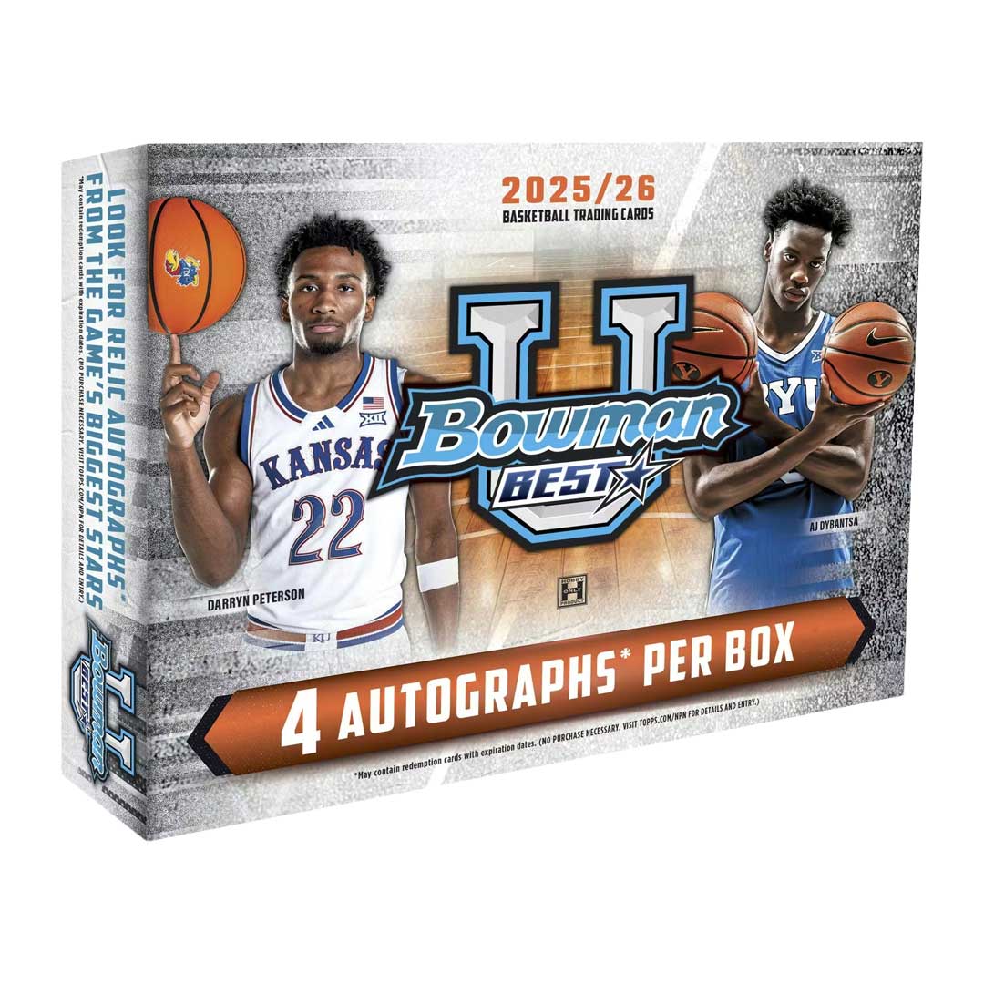 2025/26 Bowman University Basketball Factory Sealed Hobby Box