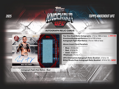 2025 Topps Knockout UFC Hobby Box PRESALE *** 10/10 RELEASE
