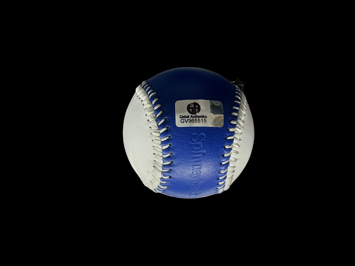Sugar Ray Leonard Autograph Baseball GAI Boxing Legend