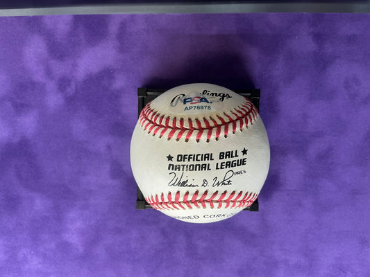 Don Drysdale Autograph Baseball PSA Los Angeles Dodgers