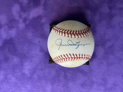 Rollie Fingers Autographed Baseball Authenticated by MLB Oakland Athletics