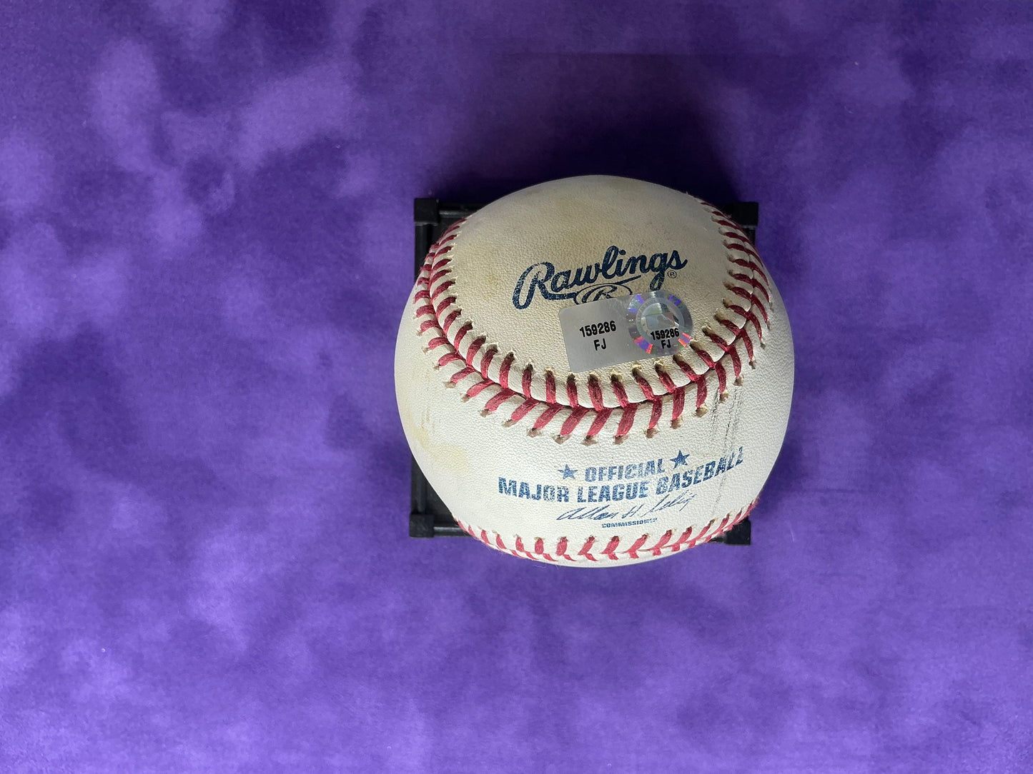 Rollie Fingers Autographed Baseball Authenticated by MLB Oakland Athletics