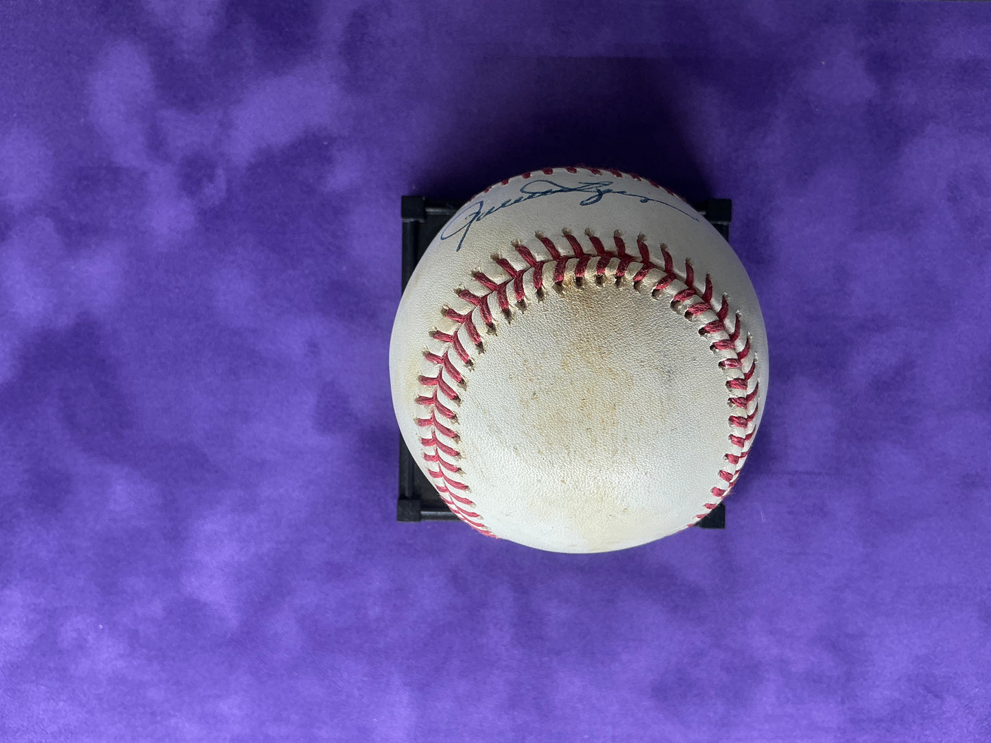 Rollie Fingers Autographed Baseball Authenticated by MLB Oakland Athletics