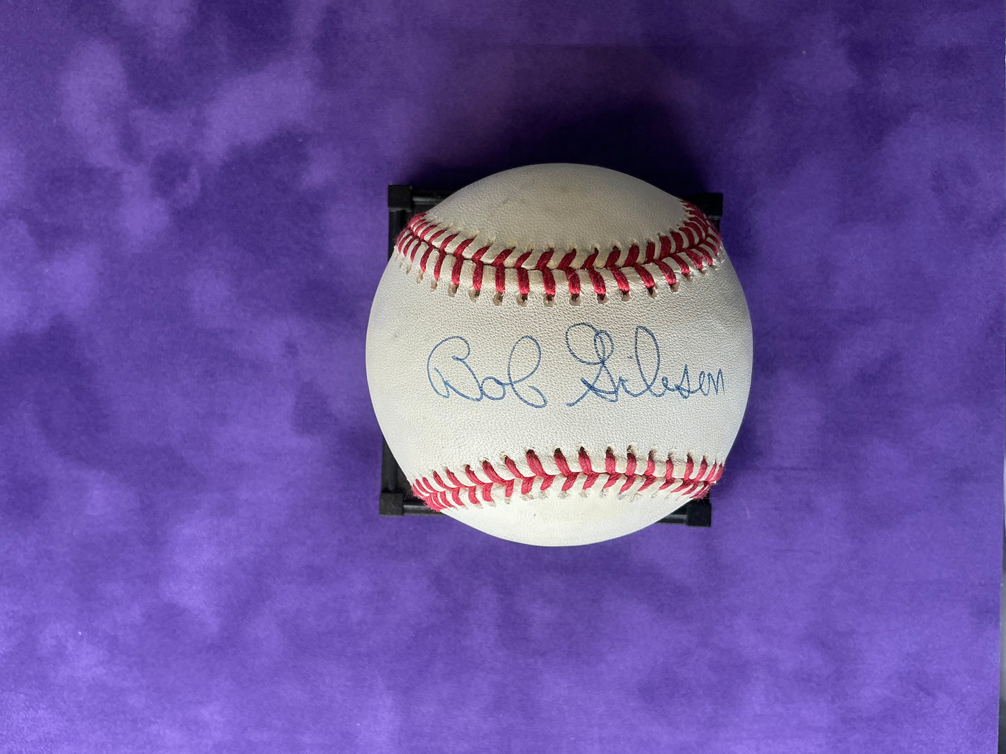 Bob Gibson Autographed Baseball JSA St. Louis Cardinals