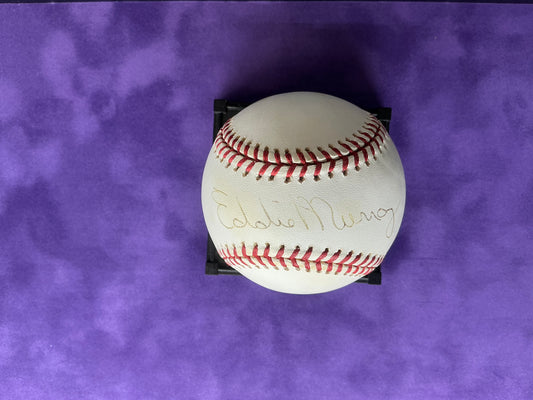 Eddie Murray Autographed Baseball JSA Baltimore Orioles