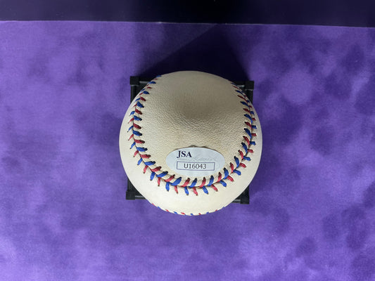 Jim Thome Autograph Baseball JSA Cleveland Indians