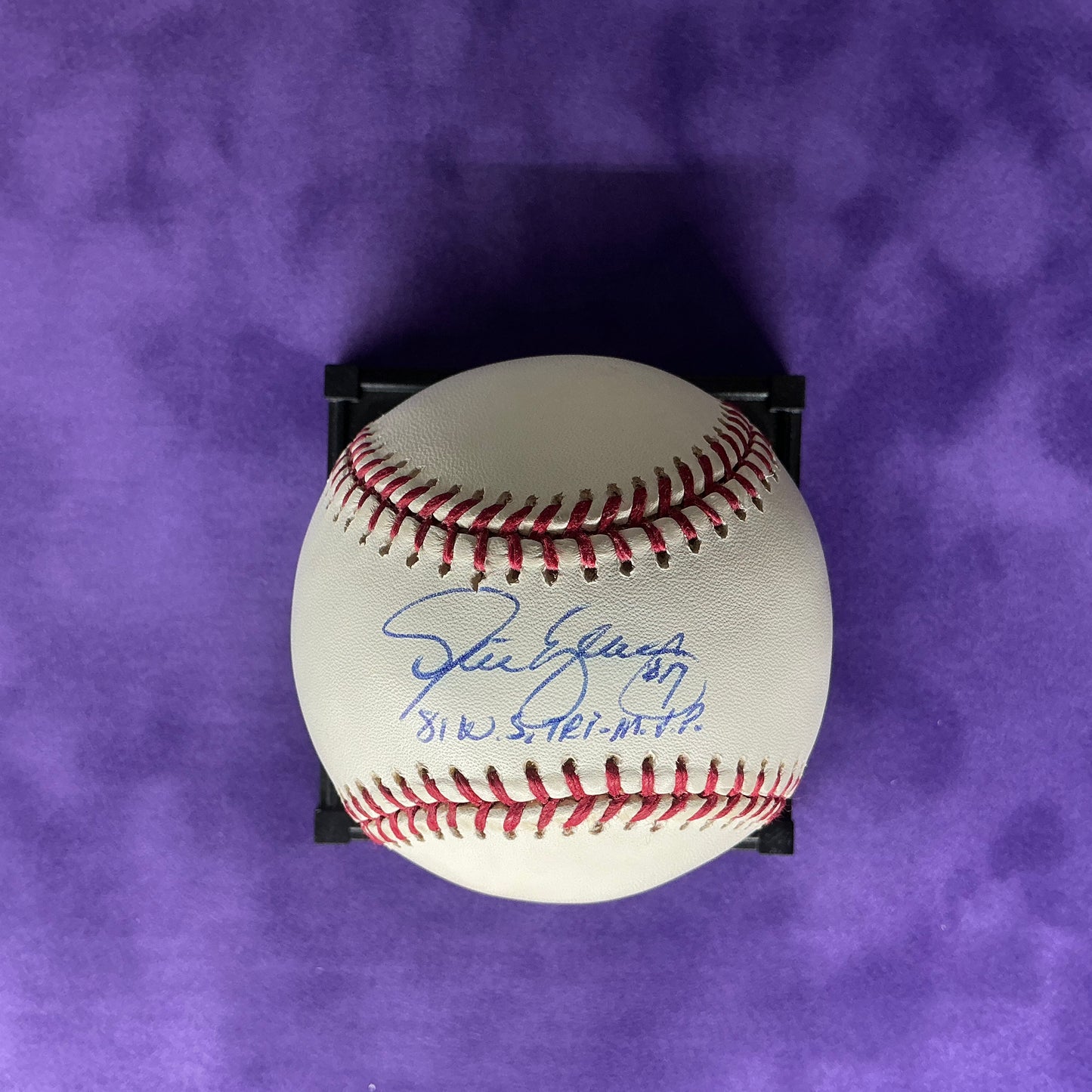 Steve Yeager signed Basball authenicated by GAI Los Angeles Dodgers