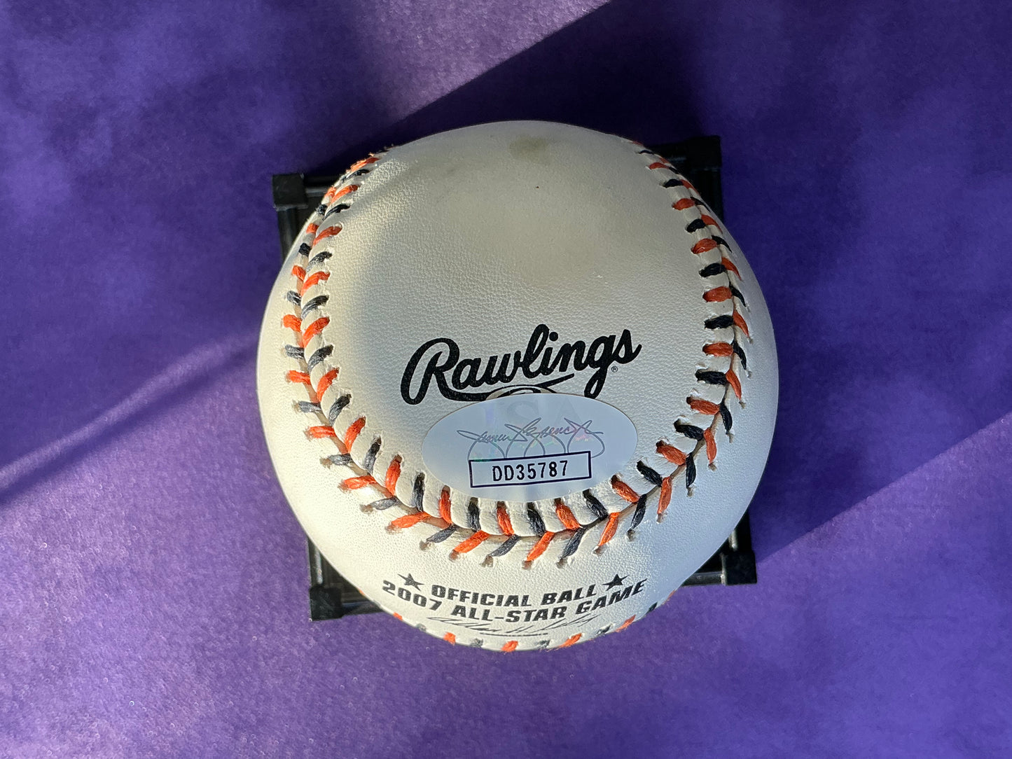 Trevor Hoffman signed Allstar Baseball Authenticated by JSA Florida Marlins