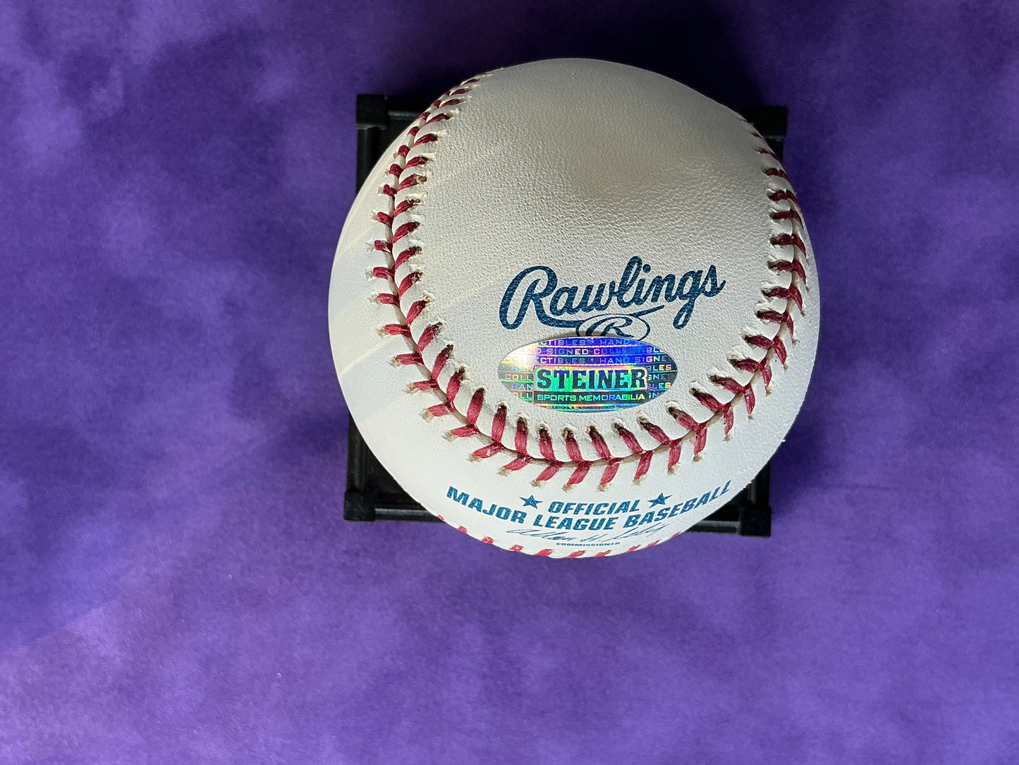 Pete Rose Autographed Baseball Steiner Cincinnati Reds