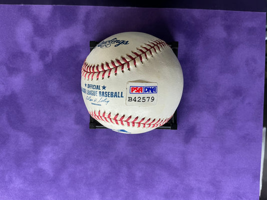 Eric Gagne signed photoball Authenicated by PSA Los Angeles Dodgers