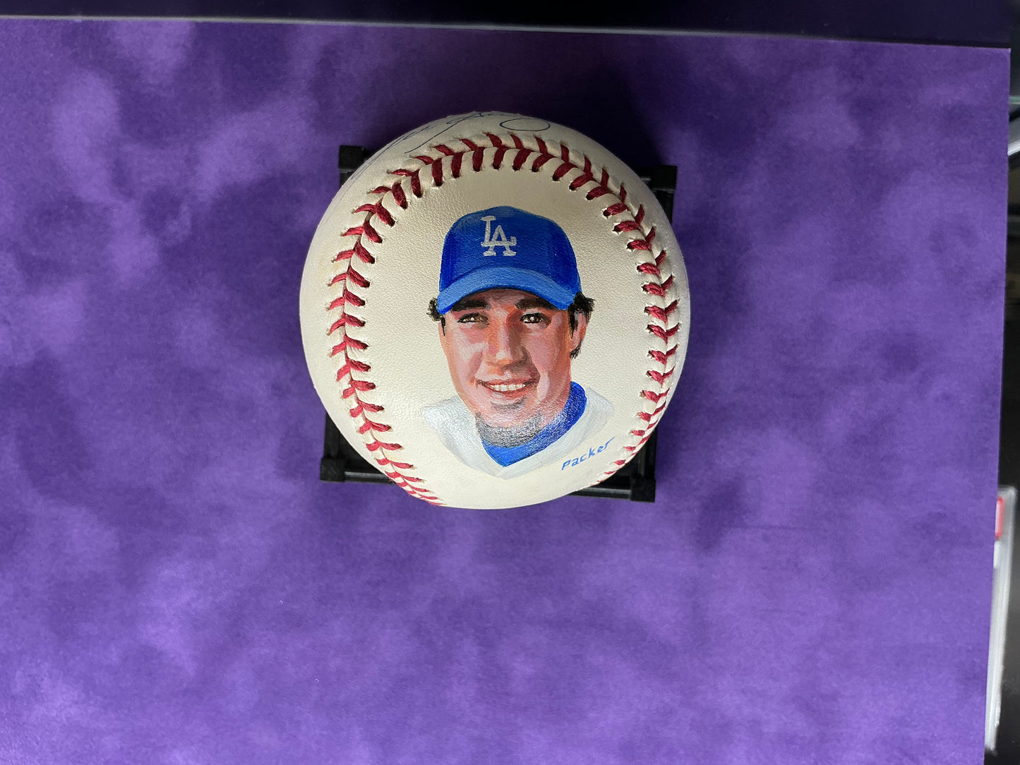 Eric Gagne signed photoball Authenicated by PSA Los Angeles Dodgers