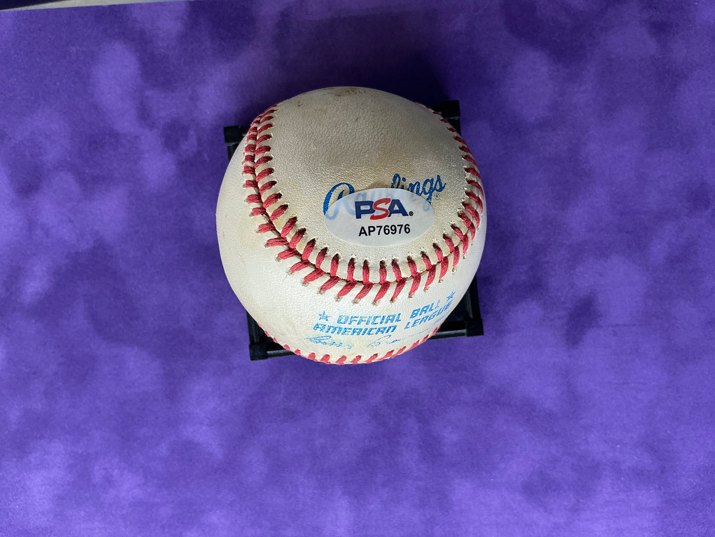 Nolan Ryan signed baseball Authenicated by PSA New York Mets