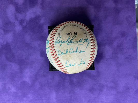 1983 LA Dodgers Signed Baseball Authenticated by JSA