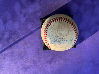 1982 California Angels Team Signed Baseball Authenicated by GAI