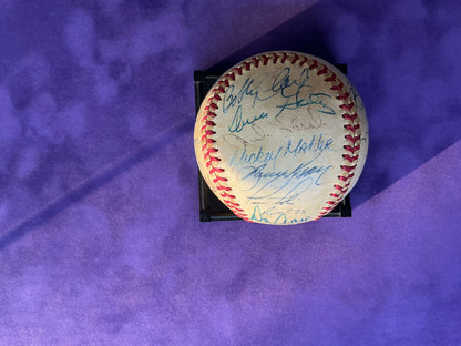 1982 California Angels Team Signed Baseball Authenicated by GAI