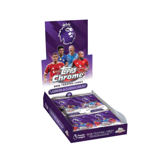 2026 Topps Chrome Premier League Soccer Hobby Box