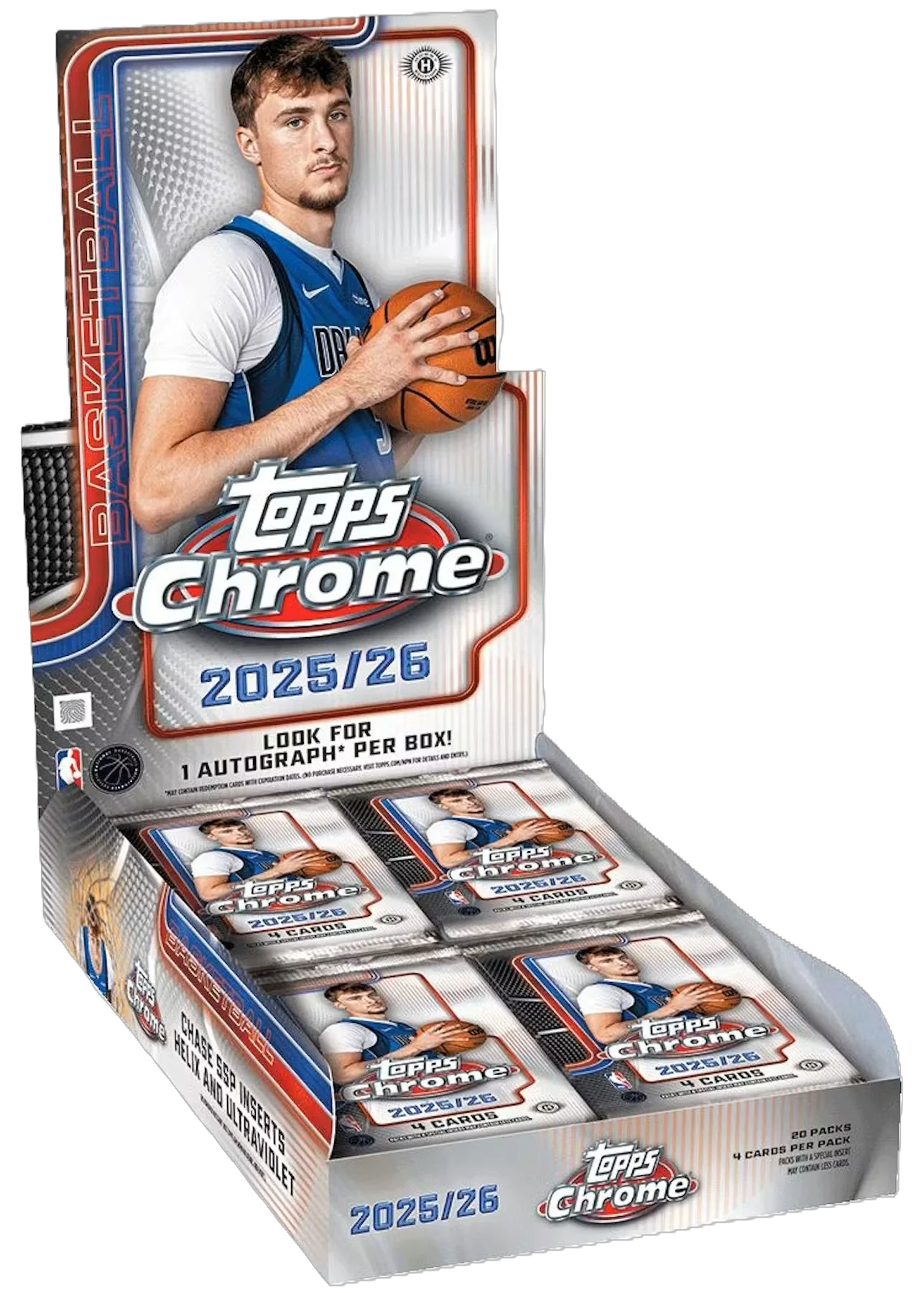 2025-26 Topps Chrome NBA Hobby Box