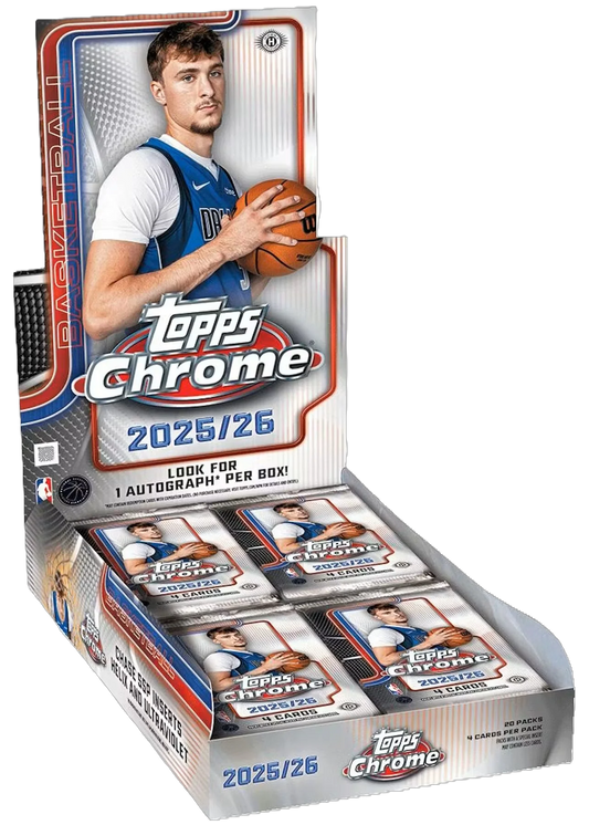 2025-26 Topps Chrome NBA Hobby Box