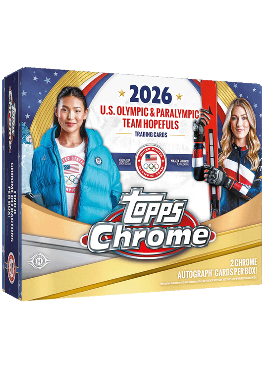 2026 Topps Chrome Olympic & Paralympic Team Hopefuls Hobby Box