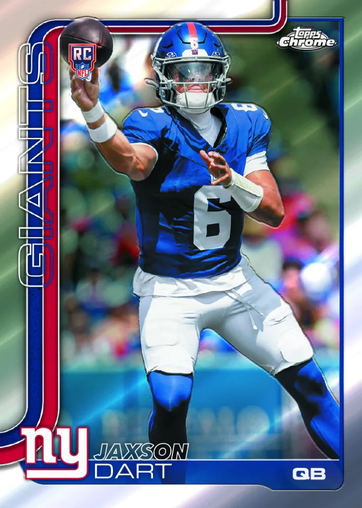 2025 Topps Chrome Football Hobby Box