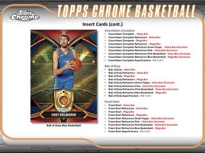 2024-25 Topps Chrome Basketball Blaster Boxes