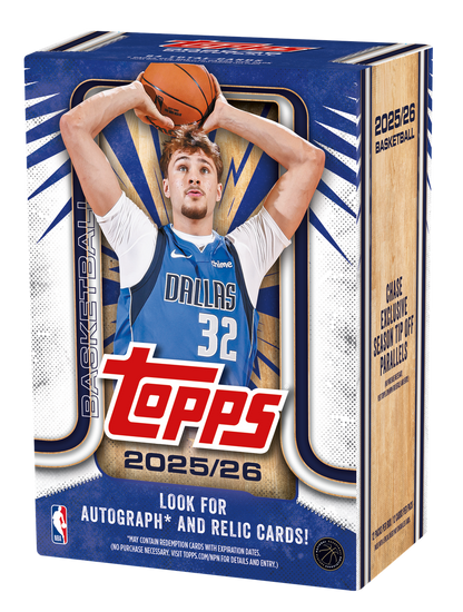 2025-26 Topps Basketball Value Box PRESALE 10/23 RELEASE